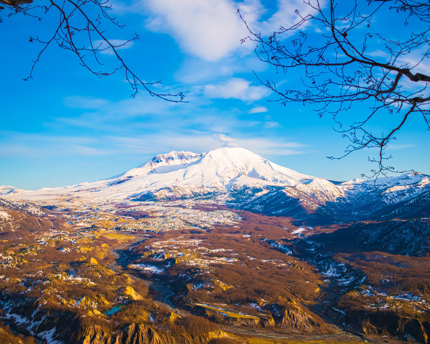Mount St. Helens is pictured in this photograph taken by Castle Rock resident Jeran Keogh earlier this year.